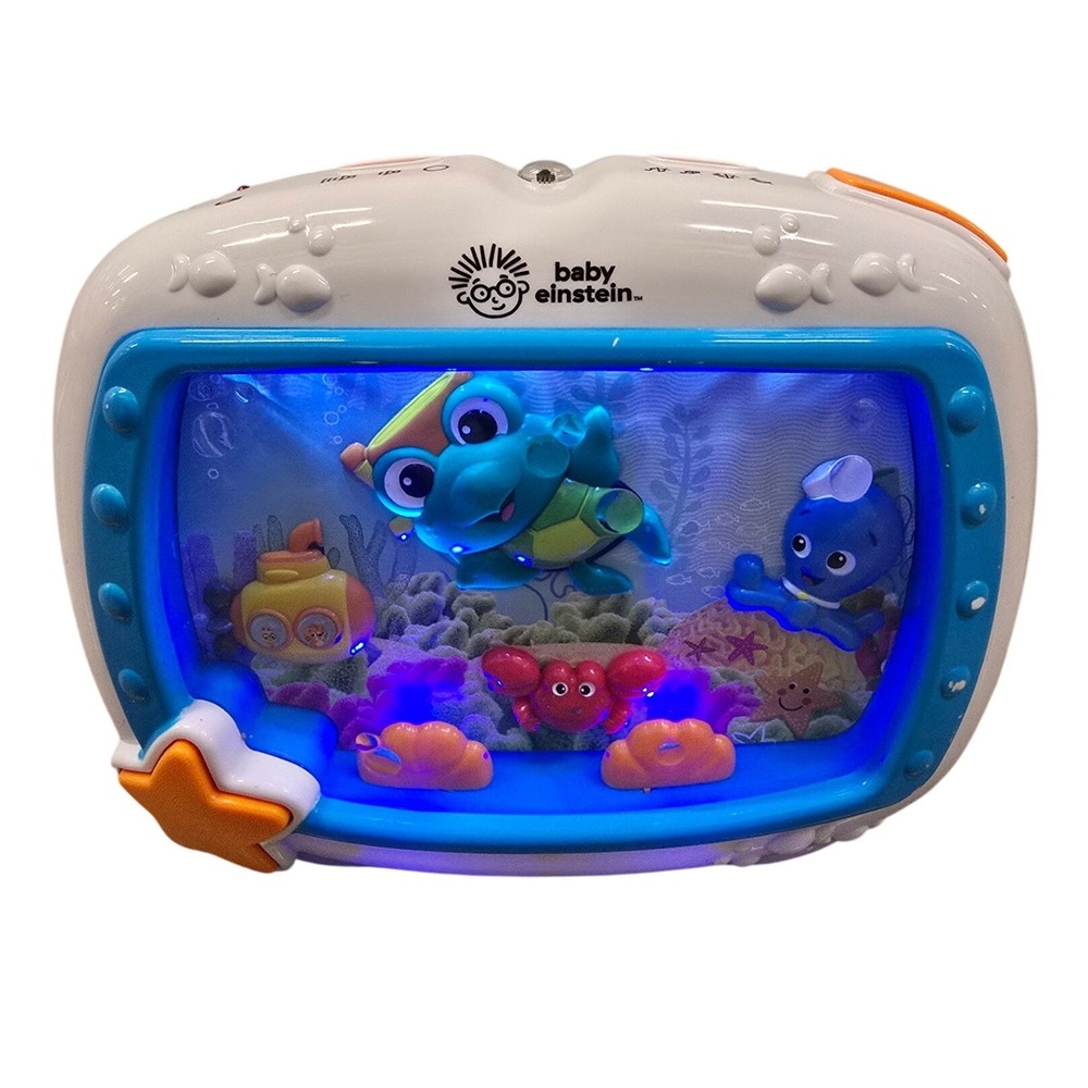 Baby Einstein Sea Dreams Soother Musical Crib Toy Aquarium Light Sound Machine